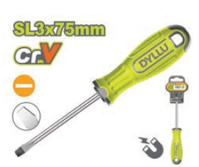 DESTORNILLADOR PLANO SL3.0 75MM